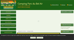 Desktop Screenshot of camping-belair.fr