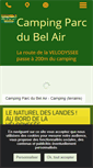 Mobile Screenshot of camping-belair.fr