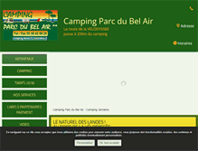 Tablet Screenshot of camping-belair.fr